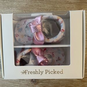 Freshly Picked Disney Baby Leather Moccasins